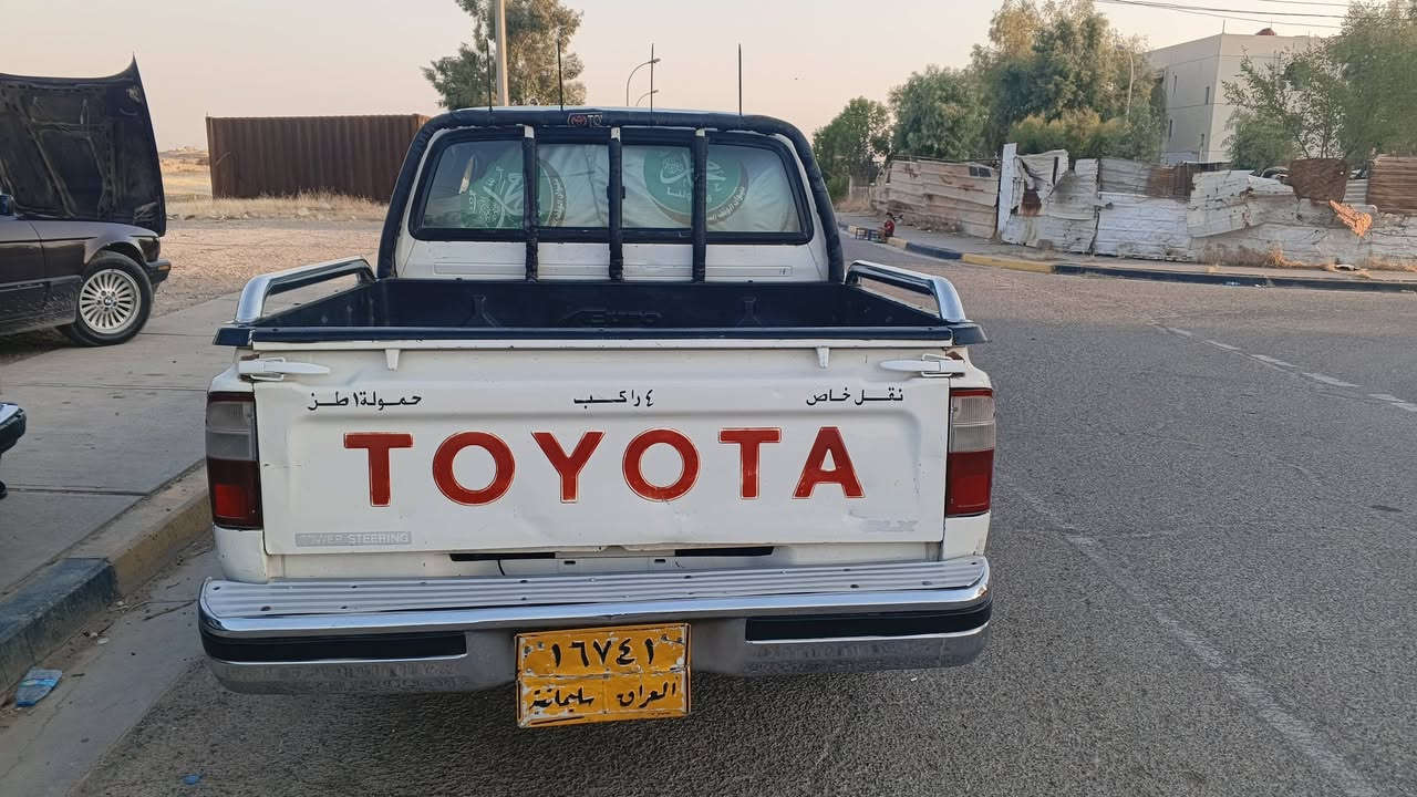 سلام عليكم اخواني بيع او مراوس حسب القناعه تيوتا نضيفه جاهزه من كلشي مكفول من الحادث بيهه مكان قليل صبغ ربع قطعه السعر 93 وبيهه مجال غرمات مصفره سياره جديد مامتعوبه جاهزه رقم *********** مكلف بلنشر
