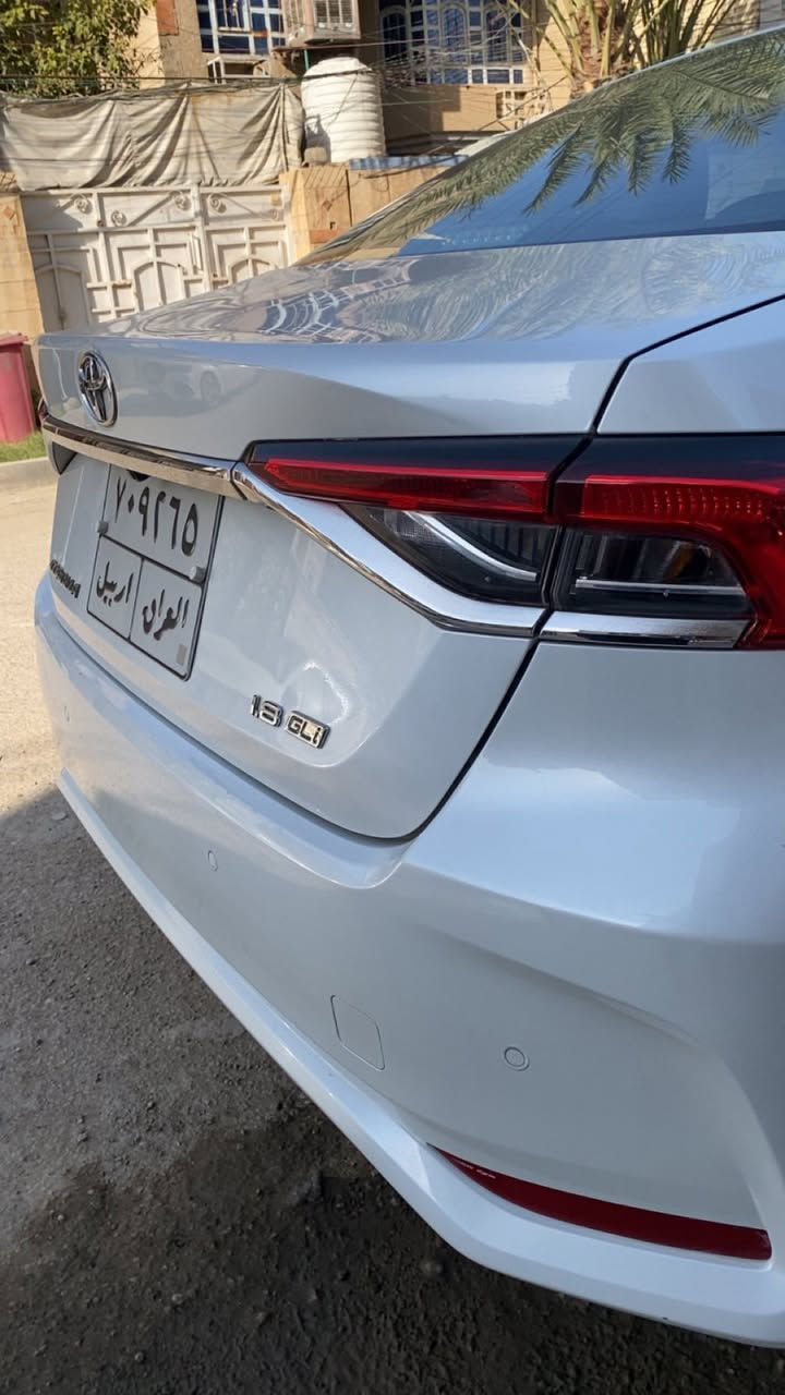 كورلا ٢٠٢٢شركه جيهان فقط بانزين سياره بدون قطره صبغ بارد بيه ماشر عليه سياره باسم شركه عدي وكاله  السياره فول مواصفات فتحه شاشه كبيره مري شفط بصمتين حساس امامي خلفي فول تحكمات ماشيه ٥٥الف عنوان سياره بغداد الكاظميه لاستفسار ***********سعره ١٦٢وبيه مجال
