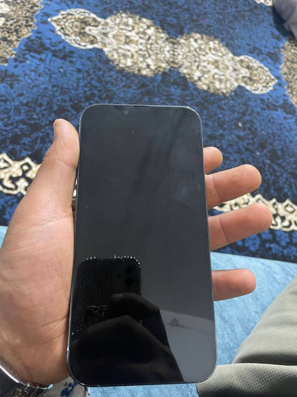 ايفون 13برو ماكس
لون بحري 
بطاريه ٦٨
ذاكره256
شرط كله بلادي مامبدل بي اي قطعه 
ونضيف 
السعر٧٠٠بي مجال
مكاني كربلاء حي العسكري
***********
