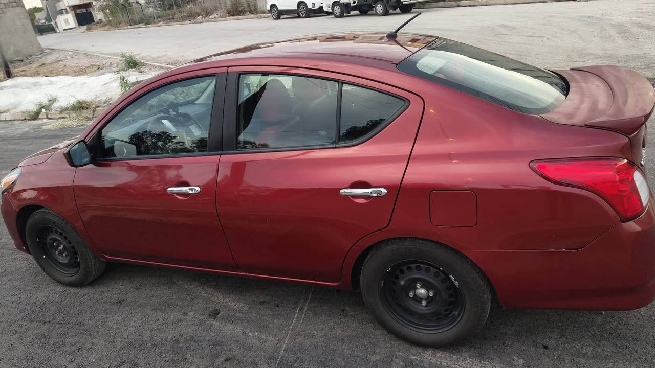 نيسان فيرسا SV موديل 2017
وارد امريكي 

يدات كروم

كير اوتو

تحكم ستيرن 

كروس سرعة 

شاشة اندرويد

مانع انزلاق

مكينة 1600

طخم السيارة جاهز 

شرط مكينة وكير نظافة فول 

السيارة كلشي بيها وضع بلادي 

وايرمنية ما ملعوب بيها ابد

السيارة كود واحد ما مبدل بيها قطعة

رقم سليمانية 
كوبون بانزين موجود

تحويل فقط

سنوية وهزة ساقطين

صبغ قبغ صندوق وباب النفر الخلفي وجزء من الباب النفر 

شرط بدون دواخل ،

 

مكان السيارة موصل 

***********
