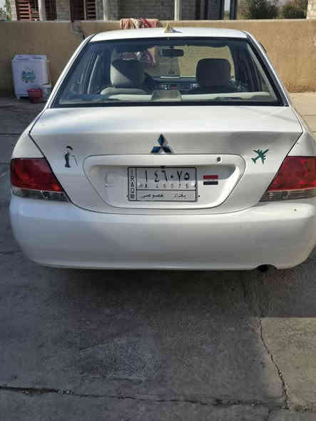 السلام عليكم لانسر موديل 2006 محرك 2000   تدفئة تبريد مي  محرك جديد صدر امامي وخلفي جديد تخم تاير جديد باتري جديد جام كهربائية تحكم مريي
سنترلك ريمونت سعر71 مكان سياره بغداد المحموديه ناحيه الرشيد ***********
