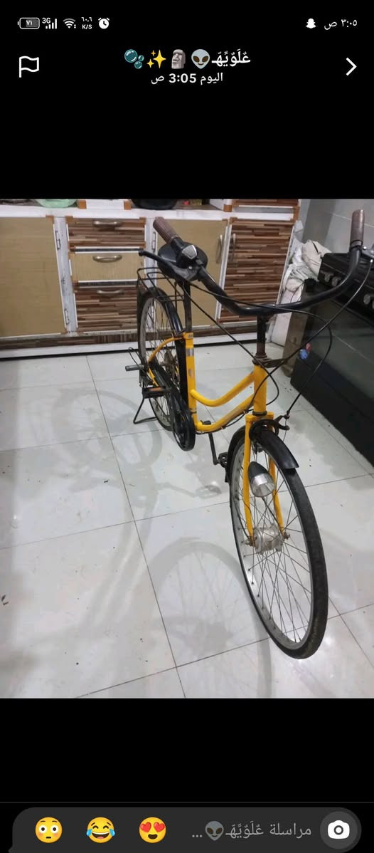 السلام عليكم بايسكل حجم 26 6نمرالبايسكل نضافته 90٪ البايسكل كامل من كلشي من تايرات من سيامه من عكرب من بريكات من جاملغات من كلشي السعر110والشراي بي خير ويدلل ***********فقط واتساب
