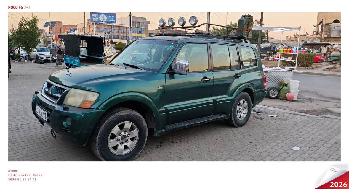 باجيرو 2003فتحه مصبوغه عام كهربائيات كلها شغاله تبريد تخم تاير جديد بيها ملاحظات رقم انكليزي بغداد  السياره باسمي سنويه 2030 تحويل ثاني يوم السعر 78$ عنوان بغداد مدينة الصدر الاستفسار 
***********
ملاحظة
بعد المشاهده والاقتناع كوم حديد اتكفل فقط بالشرعيات والسرقات والغرامه حت لا اعاتبك ولاتعاتبني بعد البيع
