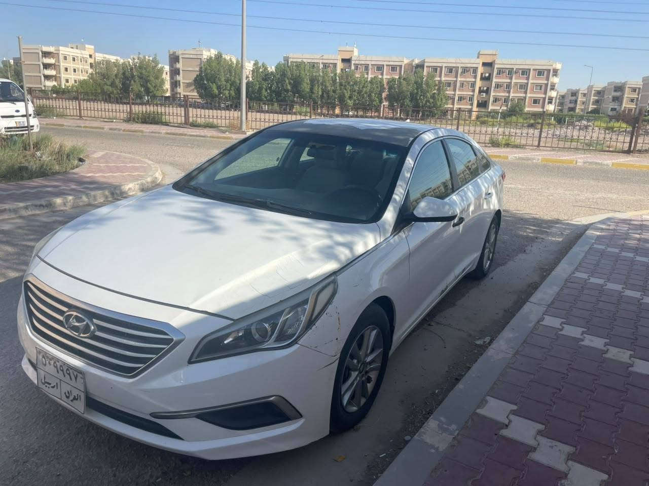 سوناتا رقم اربيل وارد امريكي محرك 2400جي دي أي موديل 17 اربكات سليمة حادثة بنيد وخشم جاملغ جهة السايق السيارة بيه جراد سنوية تحتاج تجديد سيارة عندي بيه وكاله سعره 90وبيه مجال   ***********
