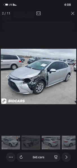 سلام عليكم 
تويوتا كورلا فئة LE 

موديل 2023 

بدون ايرباك 

ماشية ١٧  ألف 

مواصفات الLE معروفة 

شاشة كاربلاي 

كاميرات 

فول تحكم ستيرن

هندبريك اوتو 

ارع جام اوتو 

رادار توقف ذاتي 

محرك ٢٠٠٠ بانزين 

السعر 160 بيهة مجال بسيط

حادثها كما موضح بالصور وهنا بغداد صار بيه شوية بارد باب السائق والسونار مرفق مع الصور للاستفسار 

***********
