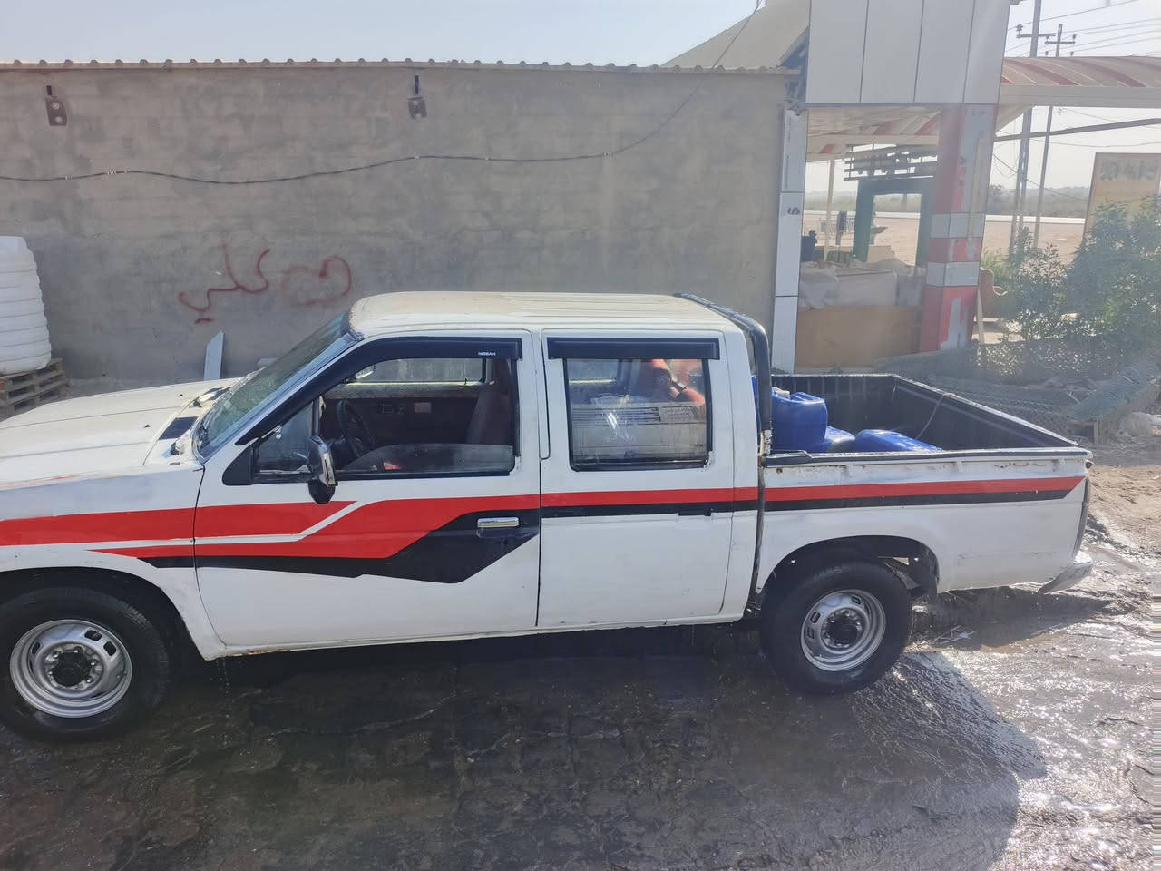 نيسان موديل 92 سياره مكفوله تخم تاير مكينه كابريته او كير شرط كرهبايات كلها شغاله شاصي مكفول سعر 37 بيها مجال ‏‪***********‬‏
