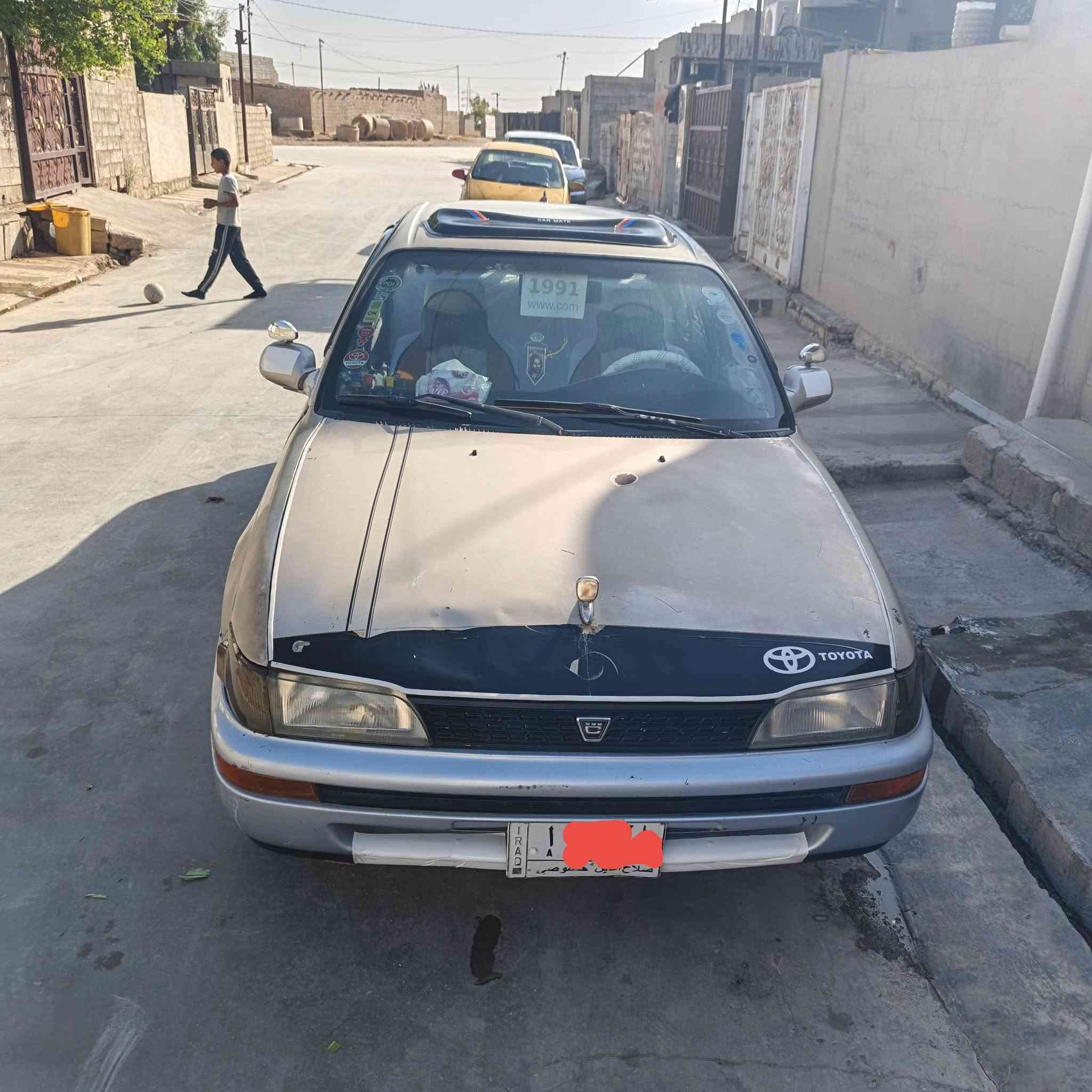 كورله 
موديل 1991
 جاهزه من كلشي كير محرك بل شرط 
تدفه تبريد كهربايات كله شغال 
دفتر بانزين شرط التحويل 
السعر خابر وتدلل 
العنوان كركوك عمل شعبي 
لتواصل  عله هاذه الرقم 
***********
