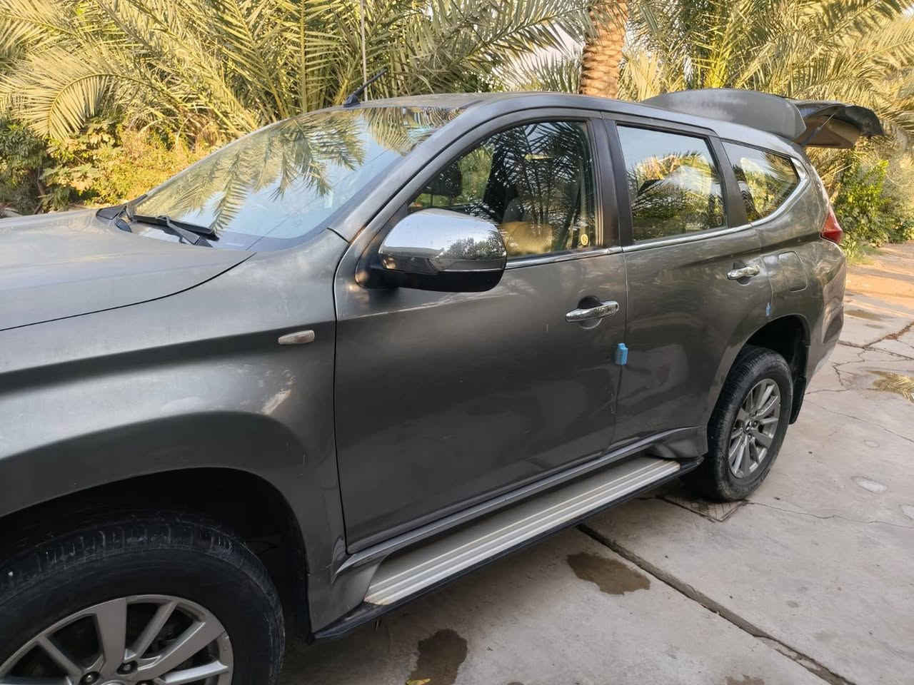 ‏‪سلام عليكم  للبيع او مراوس برام او سلفرادو 
وكلشي بسعرة  
باجيرو سبورت خليجي 2016 مصبوغة حزام اثر بطش فقط رقم اربيل دولي باسمي هزة وفحص وبراد جدد
حادثهة جاملغ خلفي جهة سايق والتكم جهة سايق فقط من الخارج معجون اثر شخوط خباثة 
بدون دواخل + دوسة خلفية عكس سايق بيهة تصليح ومعجون  مكينة 6 سلندر 3000
تبريد3 قطع
7راكب 
بصمة تحكمات كامرة خلفية دوارة شاشة لمس وحساسات خلفية وجوانب 
مكينة كير تبريد حدادية ولغود وشواصي وقمارة مكفولات كفالة عامة 
الكشر فقط صبغ حزام رش اثر بطش
سعرهة 162
مكاني بغداد زعفرانية
*********** واتس او اتصال
ملاحظة حاليا سيارة بيهة طخة خفيفة بجاملغ الخلفي ومصلحة 
سيارة صبغتهة بيهة جراد تحتاج صبغ حزام جديد
