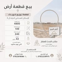 قطعة شهداء • الإسكان الصناعي النزلة ٣ • ١٤٠م
