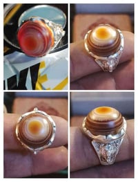 محبس جزع عين حمره تحفه صياغه يدويه ثقيله جدا بغداد حي الجهاد 077376000...