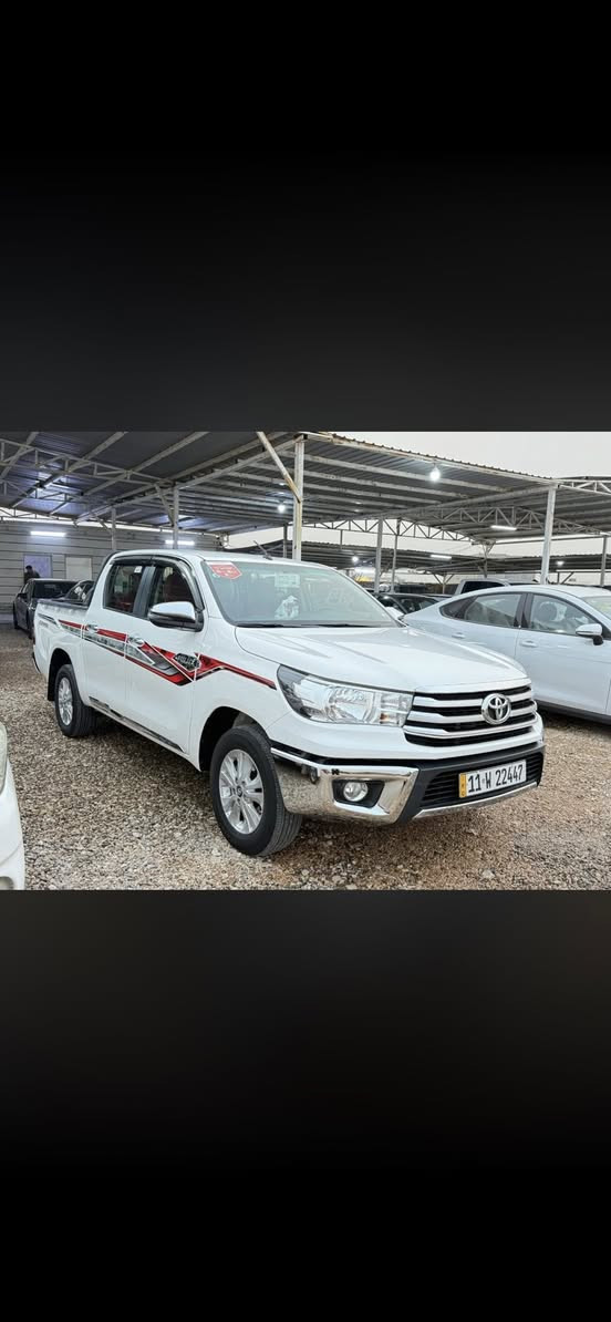 تويوتا هايلوكس 
موديل ٢٠٢٣ 
رقم بغداد شبه المميز
مواصفات ساز  
كير اوتماتيك 
تحكم ستيرن 
شاشه 
كامرا 
عداد المسافه. ٣٦ الف 
السياره بيه تعديل بارد اقل الشبر باب الخلفي والباقي مكفول 
السعر 280 
العنوان بغداد الشعلة 
للاستفسار الاتصال على الرقم التالي 
***********
