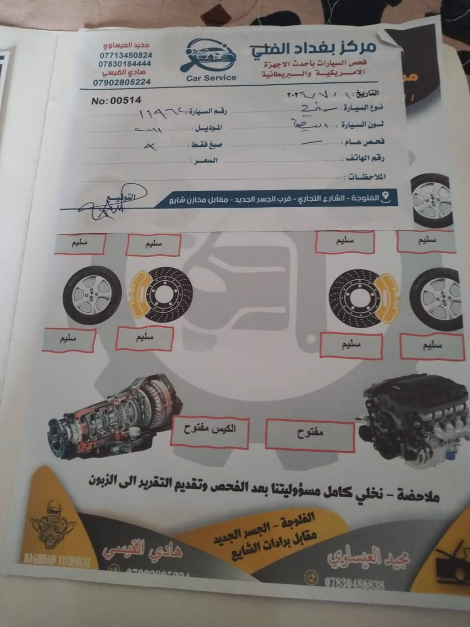 مكلف بالنشر للاتصال ***********
نيسان سني 2011
السعر 92
مكاني الانبار الفلوجه عامرية الصمود 
رقم انكليزي الجديد
دوشمه كامله 
سياره ما تصرف عليه لو ربع
