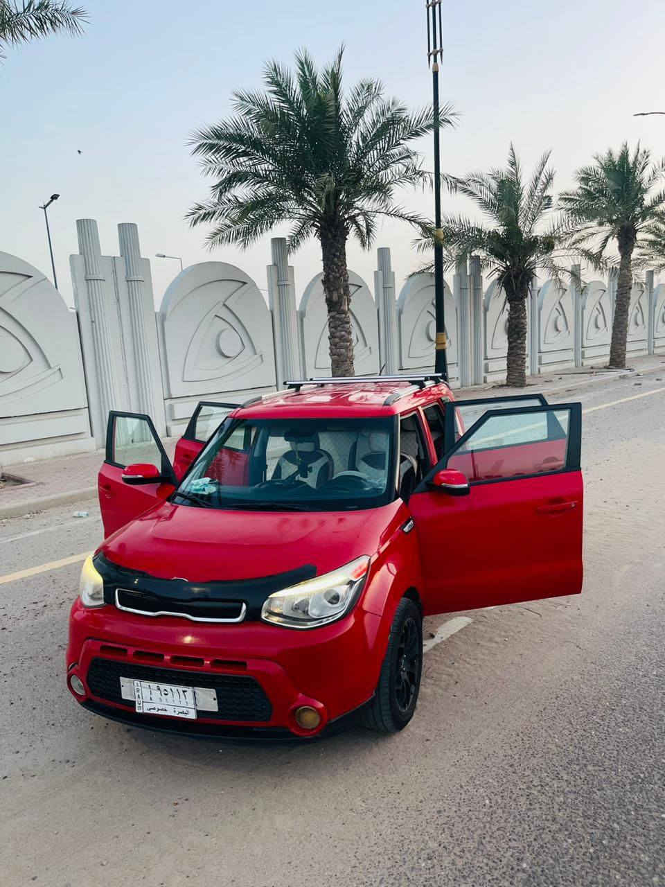 كيا صول مديل 2015 وراد امريكي الون احمر رقم بصره السيار مال ابنيه مامتعوبه بكان السياره البصره القبله /السعر /105 وبيه مجال /***********
