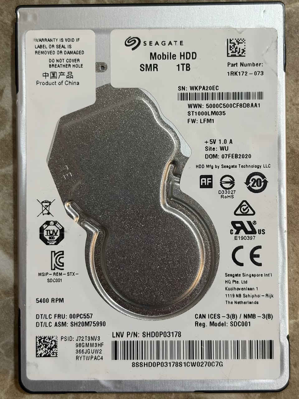 للبيع هاردات HHD
WD Blue 1TB لابتوب
Seagate 1TB لابتوب
Seagate 500GB لابتوب
Toshiba 500GB لابتوب
WD Blue 250G  دسكتوب
السعر كلهن 100 الف 
استخدام شخصي مو مال امزون


**إذا كنت صاحب هذا الإعلان وتريد حذفه لأي سبب، رجاءا أرسل رسالة إلى الدعم الفني**