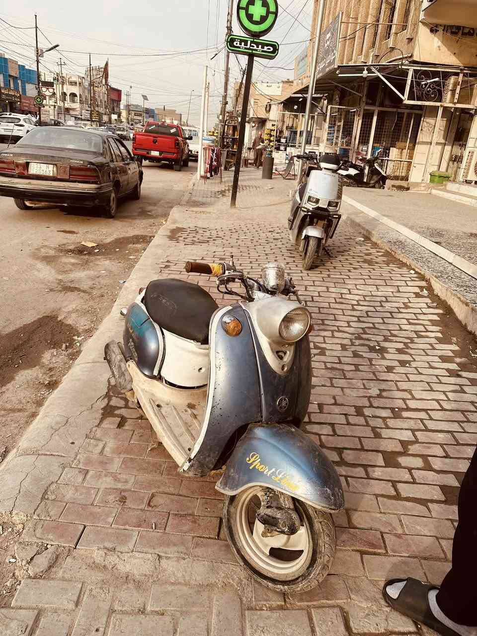 سلام عليكم دراجة عبد الحليم دراجة شوية تئخر بل تشغيل سعر 200 وبيهة مجال مكاني البياع شرطة الرابعة  رقمي *********** متواجد واتساب

