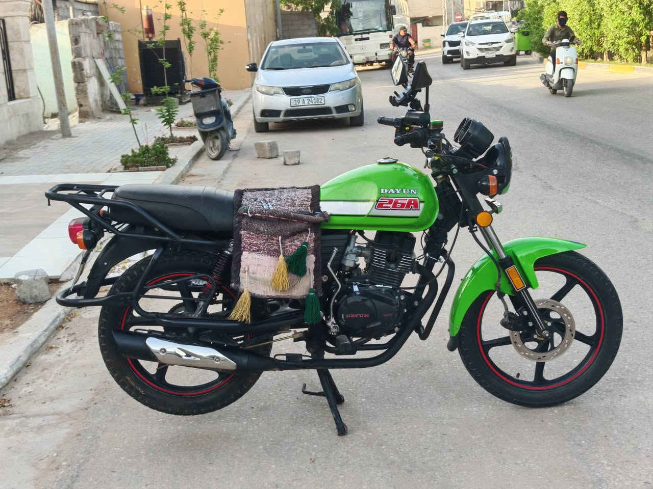للبيع 23(مرقمه)
رقم كربلاء

مكينه200

عنبار بريك رياضي+شاحنه +ماسكه مال تلفون +لايت زينون 

دراجه كلش حلوه ومرتبه ومناقصه  شي

كهربائيات كله شغاله  دبل اشاره بلادي

مكاني كربله (ورقم دراجه هم كربله)

(سعره 2و300)

***********
