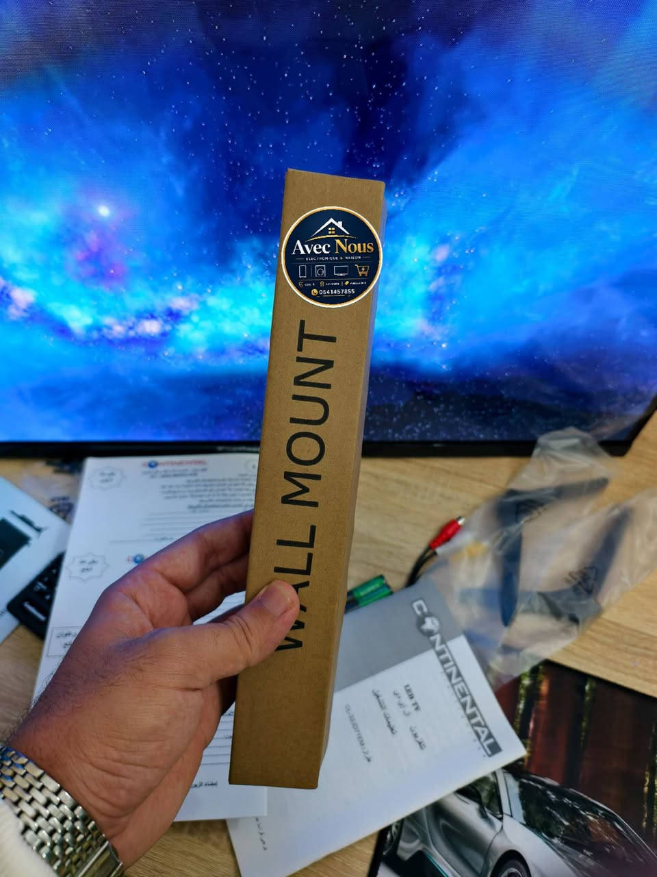 📺✨ عرض خاص لفترة محدودة! ✨📺
🔥 تلفاز Continental 32 بوصة + حامل مجاني 🎁
✅ شاشة HD LED
✅ بدون إطار (Frameless)
✅ جهاز استقبال TNT مدمج
✅ ضمان 24 شهراً
✅ جهازا تحكم عن بعد
✅ 2 منافذ USB
✅ 3 منافذ HDMI
✅ تصميم عصري وأنيق
✅ إمكانية الربط مع الحاسوب
💰 السعر: 18.900 دج فقط
🚚 التوصيل متوفر
📞 للطلب: 0541457855
🏠 Avec Nous ثقتكم سر نجاحنا ❤️


**إذا كنت صاحب هذا الإعلان وتريد حذفه لأي سبب، رجاءا أرسل رسالة إلى الدعم الفني**