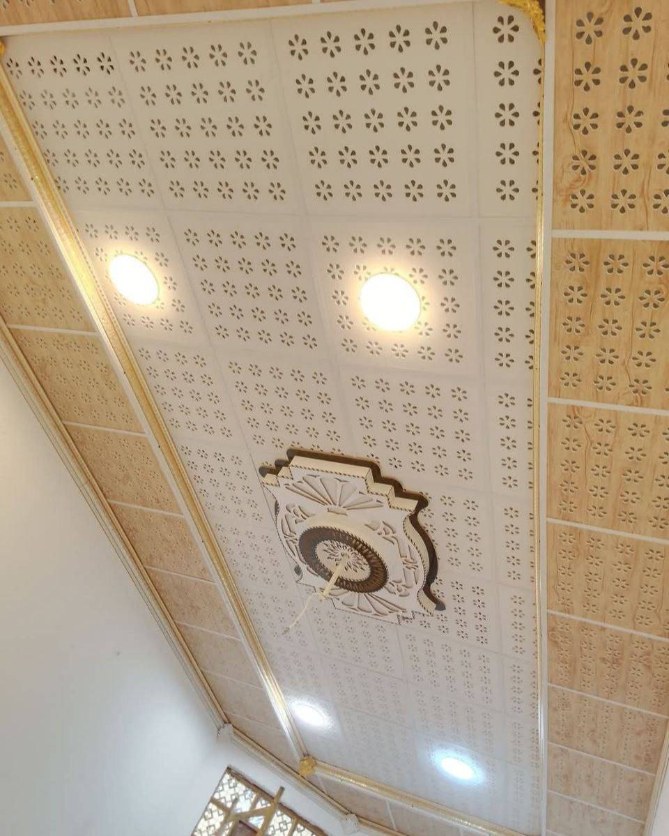 عمل سقوف ثانوية وتغليف جدران 
( المتر بالفين )  البصرة / ***********
