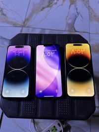 اجهزه عدد3للبيع  الأول 14برو ماكس  ذاكره256بطاريه 96بلاد مخليله لزكه م...