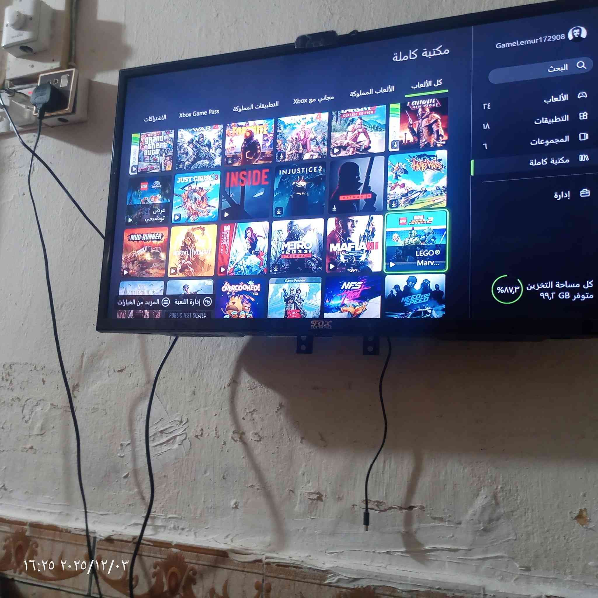 سلام عليكم متوفر عندي
اكس بوكس وان اكس جهاز 4k HDR
وياه جويستك+ حساب مملوك غالي صارف عليه فلوس دنيا
وكلها العاب مشتريها مو مشترك ولا مجانيه لا
شوفو الصور فقط جويستك غيرته الجويستك وايرلس
-----------------------------------------------------------------
مكاني البصره حيانية
السعر 430 الف مع الحساب اقبل مراوس بيسي 
واقبل مراوس نيتندو سويتش مهكر لكن الجهاز فقط بدون حساب اطيك


**إذا كنت صاحب هذا الإعلان وتريد حذفه لأي سبب، رجاءا أرسل رسالة إلى الدعم الفني**