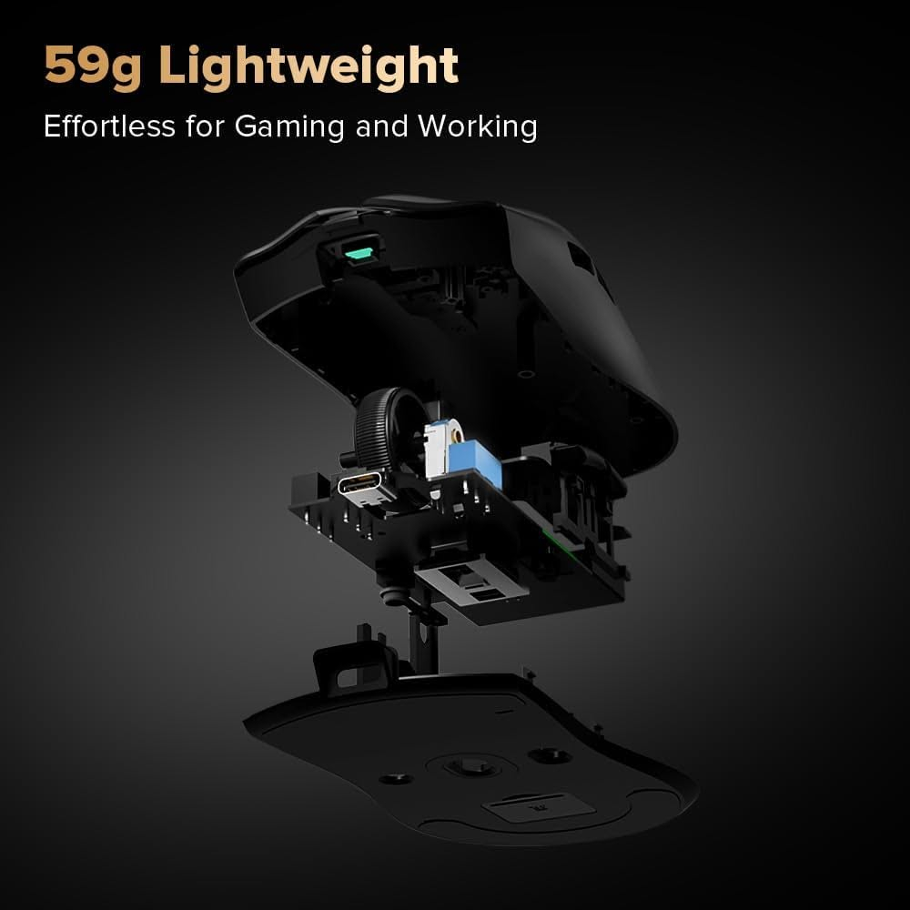 ماوس الألعاب الاحترافي Delux M700 Pro - خفة وأداء خيالي 

المواصفات الأساسية:

الحساس (Sensor): مزود بأقوى حساس PAW3395 بدقة تصل إلى 26000 DPI وسرعة تتبع 650 IPS.

الوزن: خفيف جداً (فقط 59 غرام) ليعطيك أسرع استجابة وحركة بدون تعب.

سويتشات احترافية: أزرار Huano Blue Shell بعمر افتراضي يصل لـ 80 مليون كبسة.

طرق الاتصال: يعمل بنظامين (سلكي + لاسلكي 2.4G) بدون أي تأخير (Lag-free).

البطارية: تدوم حتى 90 ساعة من اللعب المتواصل بالشحنة الواحدة.

التصميم: Low-profile مريح جداً لمختلف قبضات اليد (Palm, Claw, Fingertip).

 السعر: 30,000 دينار فقط.

 توصيل: متوفر لجميع محافظات العراق.


**إذا كنت صاحب هذا الإعلان وتريد حذفه لأي سبب، رجاءا أرسل رسالة إلى الدعم الفني**