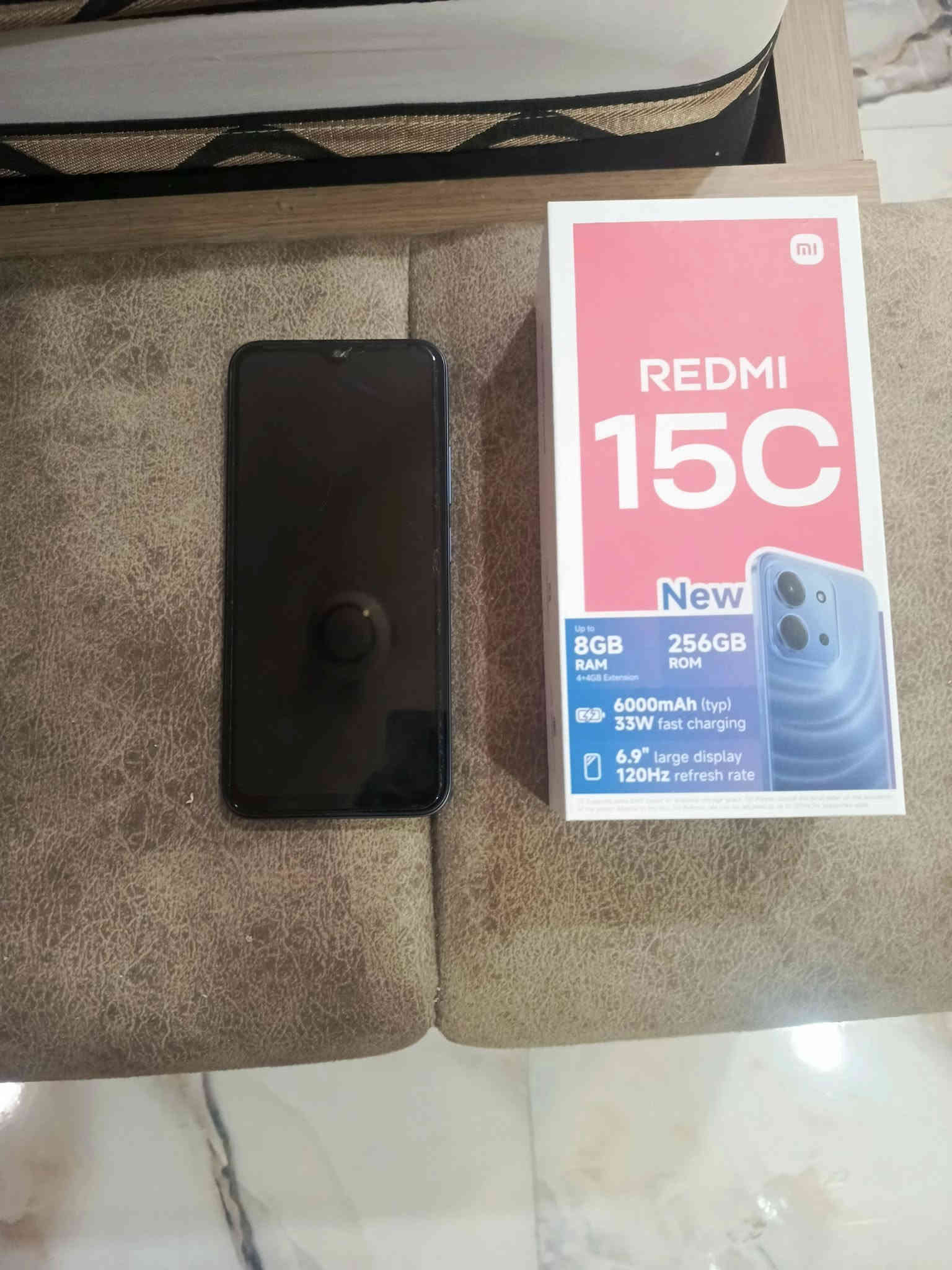 السلام عليكم
جهاز شاومي ريدمي c15 الجهاز جديد مستخدم يومين فقط بعده بالباكيت شرط نضافه 100% كامل ملحقاته مواصفاته كلش حلوه رام 8 ذاكره 256 شاشه جبيره ممتازه السعر 150 الف مكاني سدة الهنديه / المهناويه / / قرب ملعب قريه 1 / ‏‪***********‬‏
