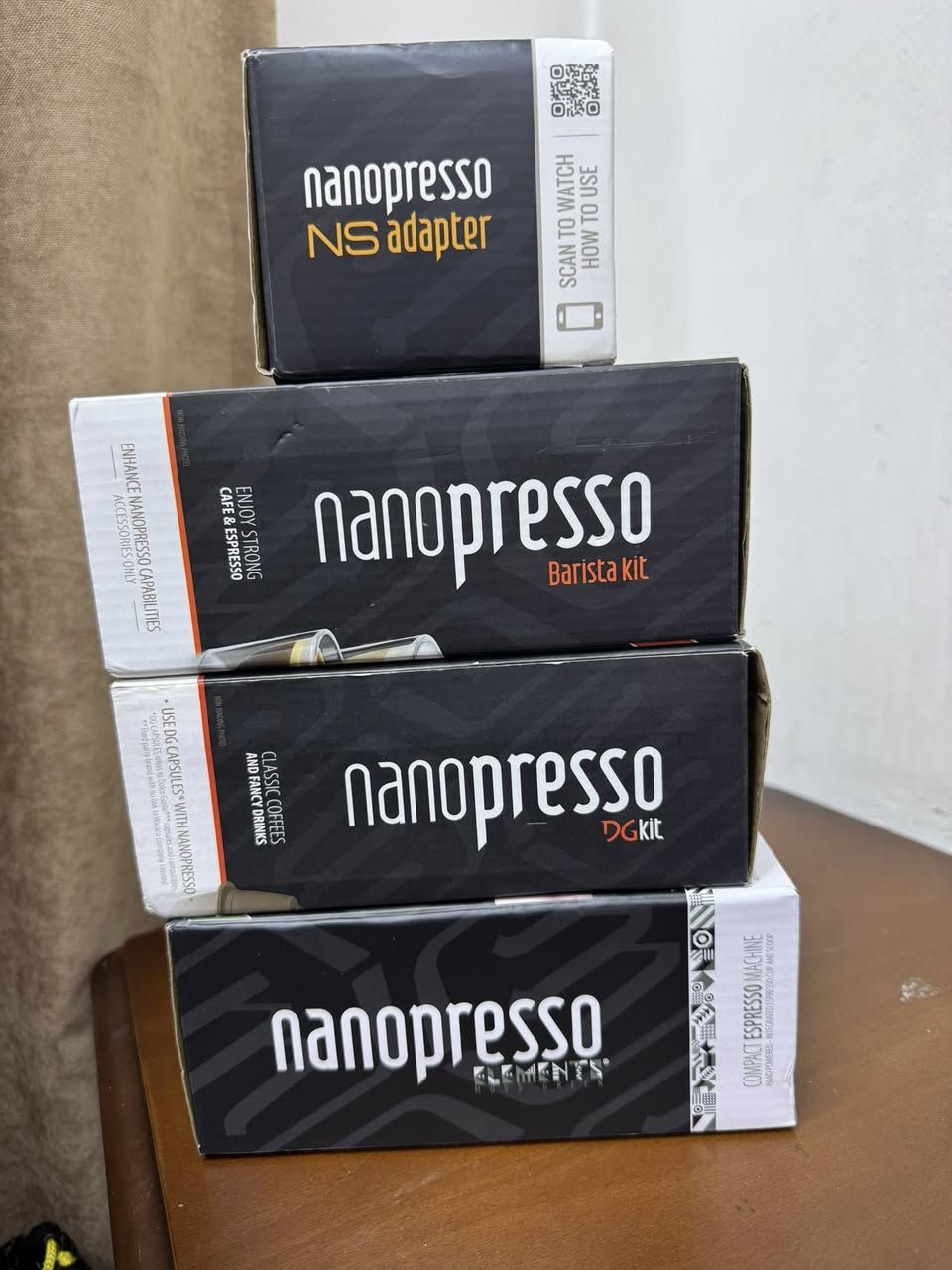 فرصة لا تعوض لعشاق القهوة ☕️ | باكيج Wacaco الأصلي جديد زيرو!
للبيع مجموعة كاملة من شركة واكاكو (Wacaco)، الغراض جديدة كلياً وما مستخدمة ولا مرة، لون مميز وبحالة الوكالة.
المجموعة تشمل ٤ قطع أساسية:
1️⃣ جهاز Nanopresso: اللون الأخضر (Moss Green) + جنطة الحماية.

2️⃣ Barista Kit: لسوي دبل شوت (16 غرام) واستخلاص احترافي.
3️⃣ Barista DG Kit: لاستخدام كبسولات دولتشي غوستو.
4️⃣ NS Adapter: لاستخدام كبسولات النيبريسو.
ليش تشتري هذا الباكيج؟ (مقارنة السعر بالسوگ):
✅ سعر الجهاز وحده بالسوگ: 115 ألف دينار.
✅ سعر كل قطعة ملحقات: 65 ألف دينار.
💰 المجموع بالسوگ: 310 ألف دينار.

🔥 سعر البيع لكل المجموعة: 170 ألف دينار فقط!

🚚 متوفر توصيل لكل محافظات العراق.


**إذا كنت صاحب هذا الإعلان وتريد حذفه لأي سبب، رجاءا أرسل رسالة إلى الدعم الفني**