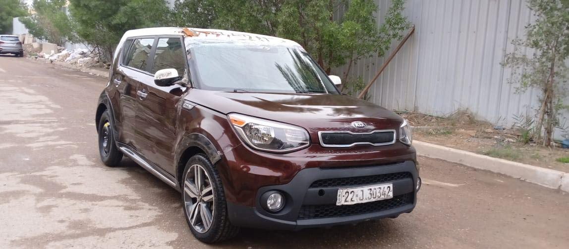 سلام عليكم لبيع كيا صول موديل ٢٠١٧رقم اربيل تحويل مباشر سعرهه ٨٨ بيهه حادث مثل صور بس كصه قماره سياره فول فول جتي لاين مكينه ٢٠٠٠ مكان سياره بغداد المشتل استفسار ***********
