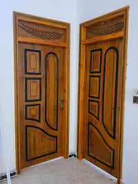 أبواب عراقية • صبغ حراري • ضمان ٥ سنوات