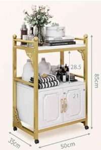 ستاند • متعدد الاستعمالات • ابيض ذهبي