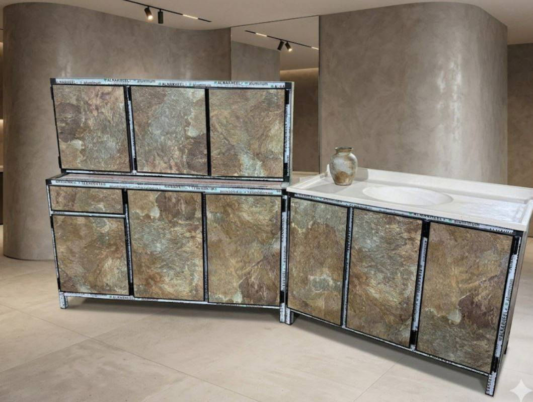 🛠️ شغل  تفصال درجة ثانية 
 
📏 القياس: كاونتر متر ونص  وسنك متر و20 سم مرمر

✨ المواصفات:
✅ جسور داعمة للرفوف (تحمّل الاوزان وثبات)
داخل الكاونتر بليت  الالمنيوم 
الضهر الكاونتر بليت الالمنيوم 

💰 السعر: 250 الف 

🚚 التوصيل:
✔ داخل بغداد: مجاني
✔ أطراف بغداد: 15 الف


**إذا كنت صاحب هذا الإعلان وتريد حذفه لأي سبب، رجاءا أرسل رسالة إلى الدعم الفني**