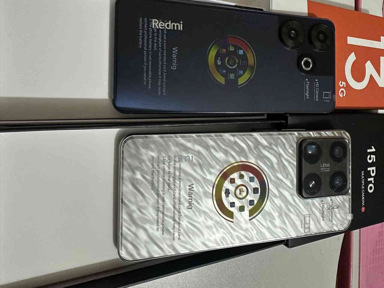 تلفونات مال امزون عدد2 واحد ريدمي 13 والثاني شاومي 15برو للبيع السعر 225 ثنينهن مكاني كربلاء حي سيف سعد رقم التلفون ***********
