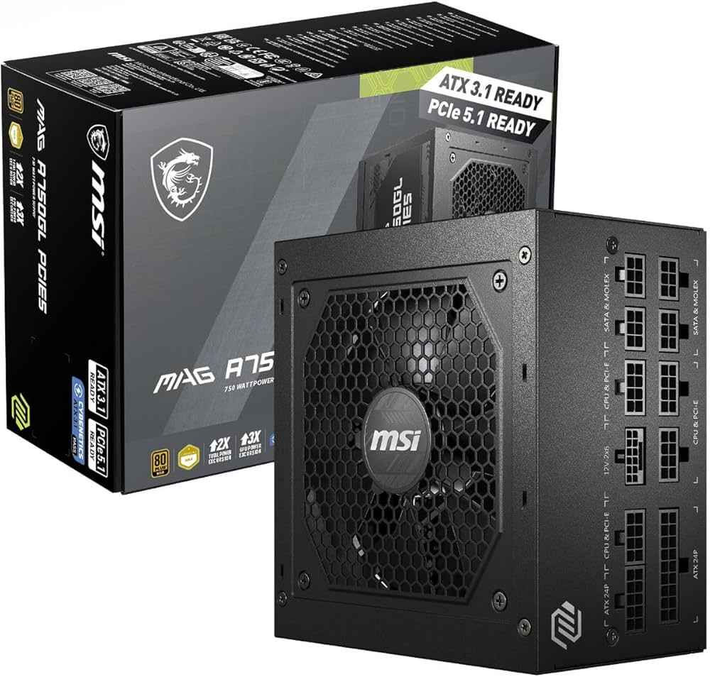 MSI MAG A750GL 
PCIE 5.1
ATX 3.1
RTX 5000 READY

کەپسە و زەمانەتی ٦ مانگی لەگەڵە و نرخی خوار بازاڕە
نرخی ١٣٥ هەزار
گەیاندن بەردەستە

جديد مع ضمان لمدة ٦ أشهر وبسعر أقل من السوق
السعر: ١٣٥ ألف
التوصيل متوفر رانية, السليمانية


**إذا كنت صاحب هذا الإعلان وتريد حذفه لأي سبب، رجاءا أرسل رسالة إلى الدعم الفني**