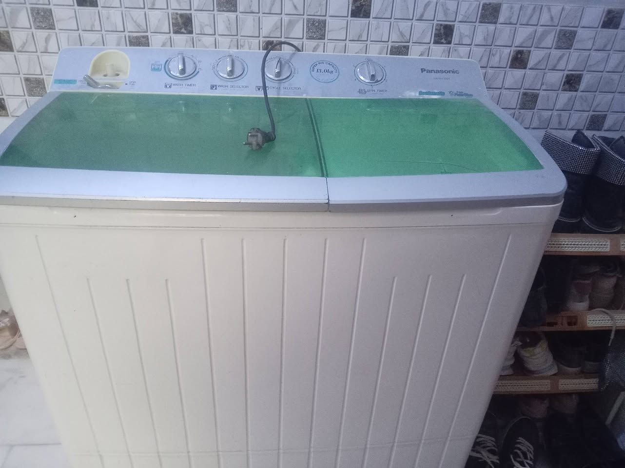 غساله بانسونك تايلندي ١٣ كيلو الحجم الكبير مستعمل ١٦٠ الف الضمان فحص تجي تفحص ياله تأخذه  مكانه ديوانيه الاتصال
 ***********
***********
