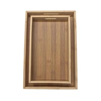 طقم صواني • خيزران طبيعي • كربلاء