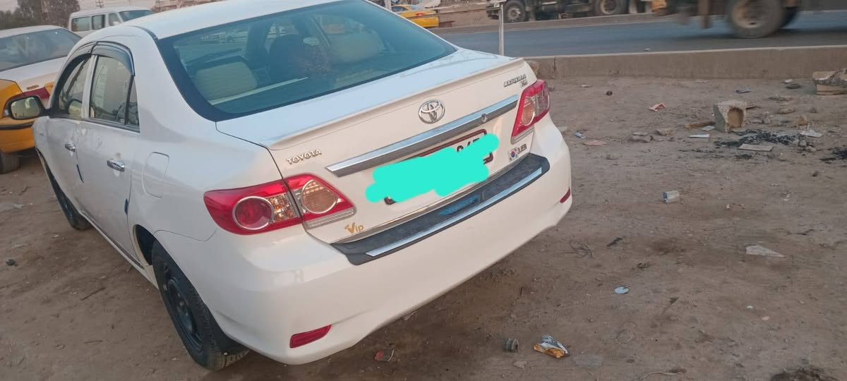 من رخصت الادمن المحترم
 سلام عليكم  للبيع كورلا فطيم2013 خليجي
 جافيه ومعمره قبل الحادث  مكفوله 
مكينه 1800  رقم بغداد الدولي سنويه 2028. سياره
 جاهزه تخم تاير جديد صدر جديد 
مكان السياره بغداد   السعر 98وبيه مجال الاستفسار  
***********
