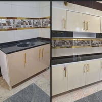 كاونتر MDF • سنك مرمر ١٫٥م • توصيل بغداد مجاني