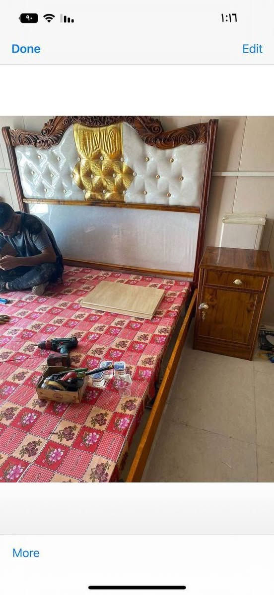 السلام عليكم جهزت غرفة 4باب صاج عراقي السعر 900الف يوجد لدينا توصيل بغداد والمحافظات الحجز واتساب ***********
