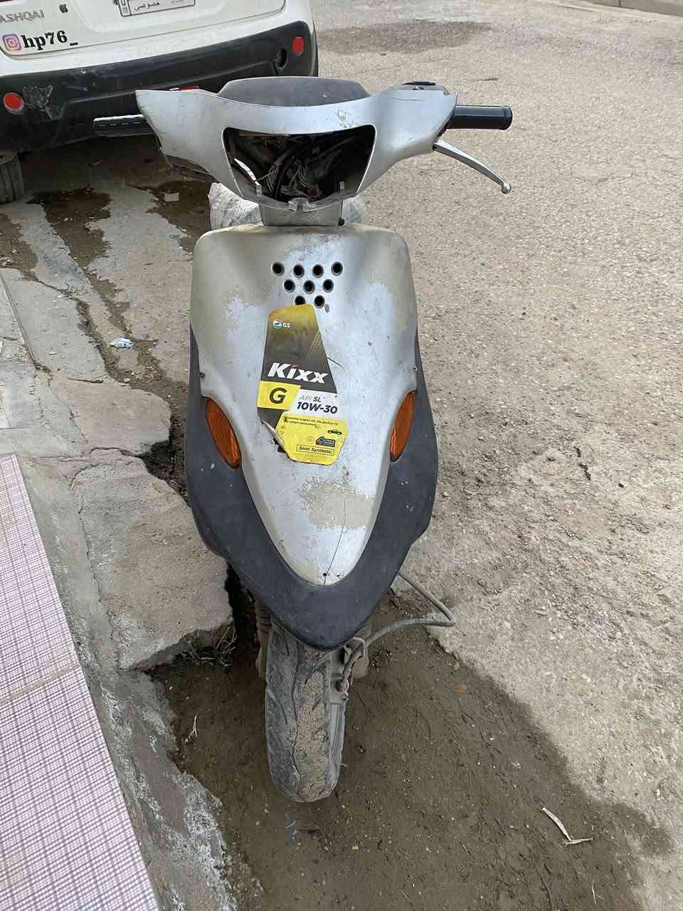 سلام عليكم 
للبيع دراجه بيجي كوم حديد ما اعرف شبيها طافيه عنوان الشهداء قرب حي الصناعي الجديد *********** السعر ١٠٠
