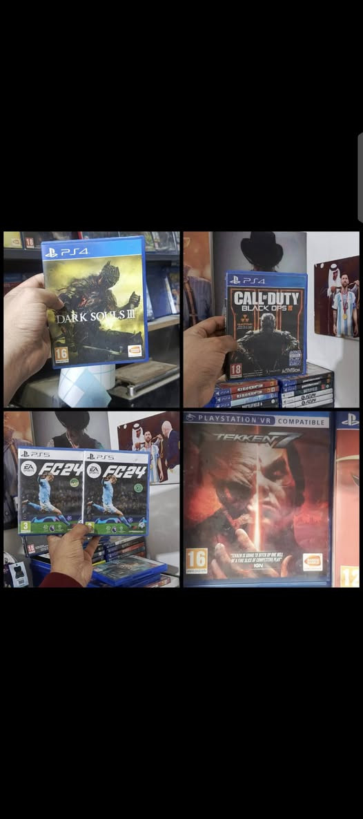 العاب مستخدم و جديد للبيع او مراوس 🎮
ضمان استبدال 3 ايام 🔥 

توصيل متوفر للجميع المحافظات 3الف فقط ❤️
بغداد مدينة الصدر قطاع 71 
***********
