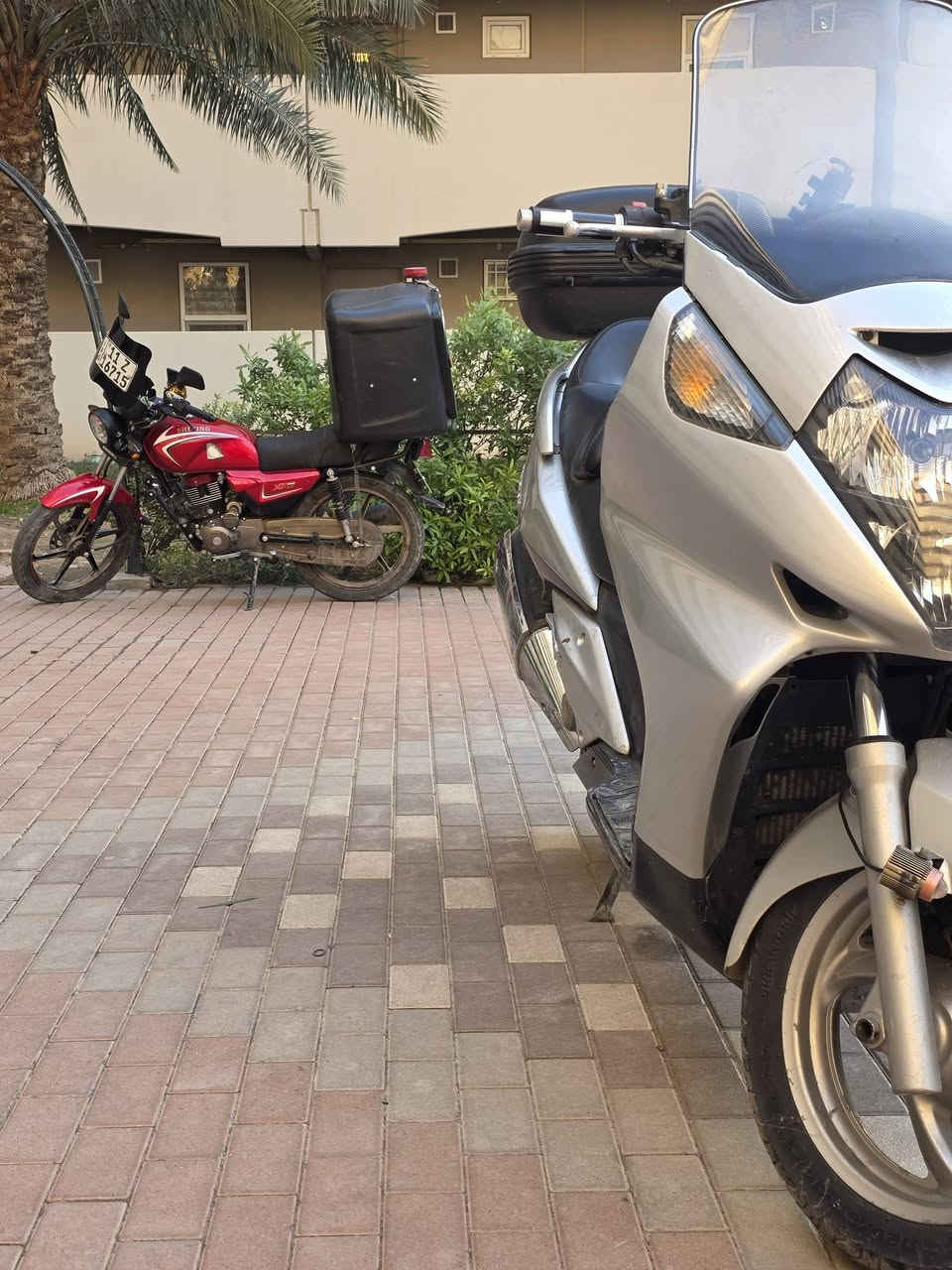 يا الله سلام عليكم شباب سلفر 600مو 400 البيع دراجه كفاله عامه جيب وياك فيتر وتعال اذ بييه عيب تأخذه وتروح كفر مصبوغ جماليه دراجه معدل وترايك وين ما يعجبك سعر 17ونص  مكان دراجه بسمايه
***********
