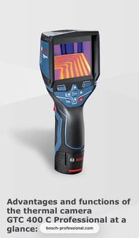 كاميرا حرارية • بوش GTC 400 • جديد