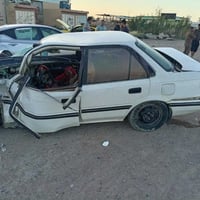 كورلا للبيع محرك وكير أخو الحاوية نضيف اتعرض لحادث رقم ديالى سنوية 28و...