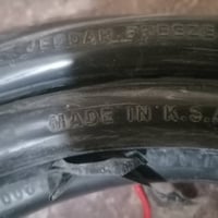 كيبل جدة السعودي جديد 5*16 قطعتين  وحده 7مترات والثانيه 9 الا شويه الم...