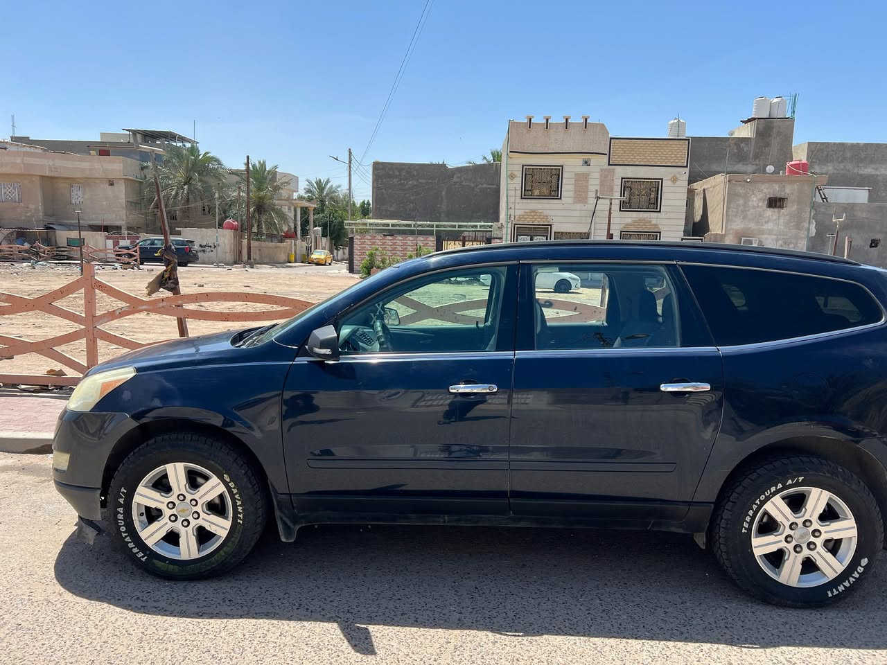 شفر ترافرس 
موديل 2012 
محرك 6 سلندر 3600 
سيارة عائلية 7 راكب 
اللون نيلي 
وارد امريكي ضربتها جاملغ امامي ايسر 
معدلة بارد ماواصل للبنيد 
رقم بصرة 
السعر 90
للاستفسار ***********
