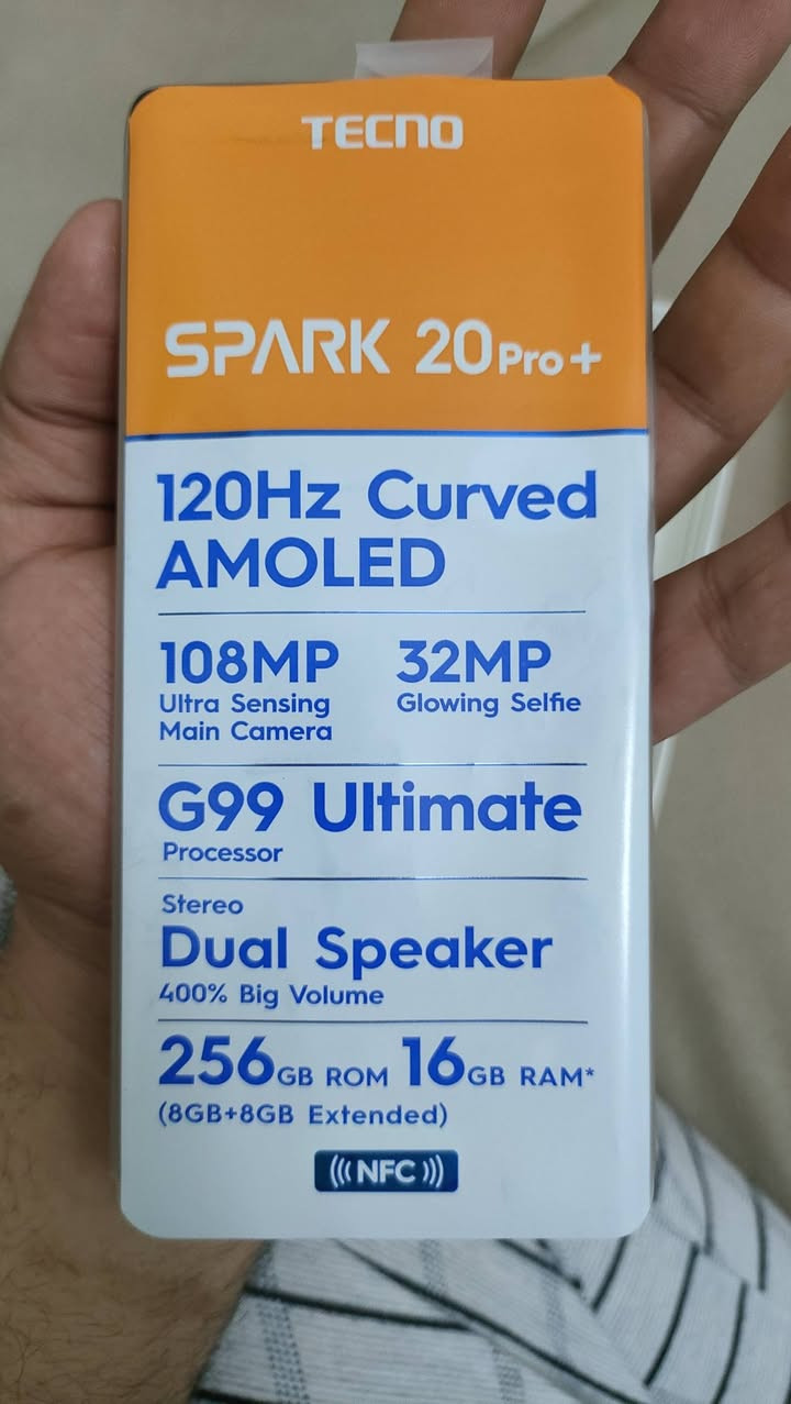 تكنو سبارك ٢٠ برو بلس للبيع لاعلي سعر كان موجود في علبته اتأكتف بس


**إذا كنت صاحب هذا الإعلان وتريد حذفه لأي سبب، رجاءا أرسل رسالة إلى الدعم الفني**