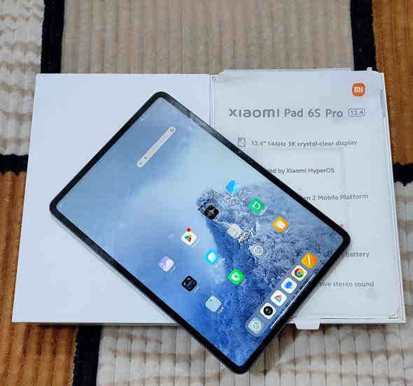 شاومي باد 6 اس برو  

مواصفات الباد : 
1. معالج snapdragon Gen2 
2. كاميرا بدقة 50 ميغا بكسل
3. شاشة بحجم 12.4 بتردد 144 هيرتز 📱
4. شاحن بقدرة 120W مع بطارية 🔋 بقيمة 10.000 ملي ام 
5. ذاكرة ورام 512-24
استعمال قليل ايام جهاز اخو جديد 
السعر 570 قفل
مكاني نجف ***********

