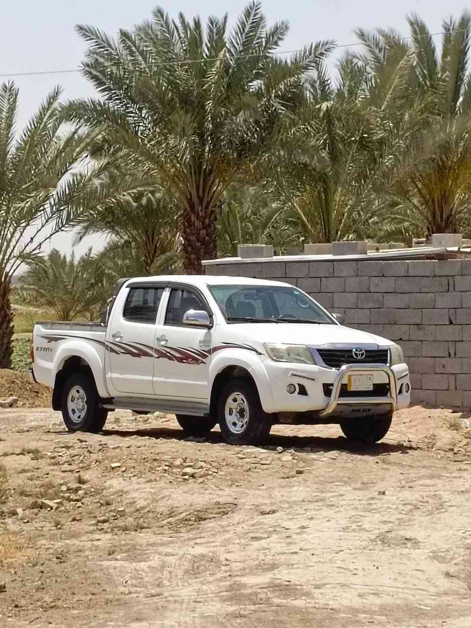 السلام عليكم
تيوتا هايلوكس 2014 فورويل اوتماتيك  بانزين 

سياره نضيفه بمعنى الكلمه   مكفوله بيهه بارد قليل بالباب مالت البدي  السعر 230 المكان ذي قار  باقي التفاصيل   يم الوالد  هاذه رقمه 

‏‪***********‬‏

‏‪***********‬‏
