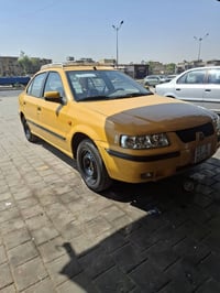 سمند موديل ١٢ مكفوله من الضربه بيهه صبغ بس الدواير الخلفيه او اطراف ال...
