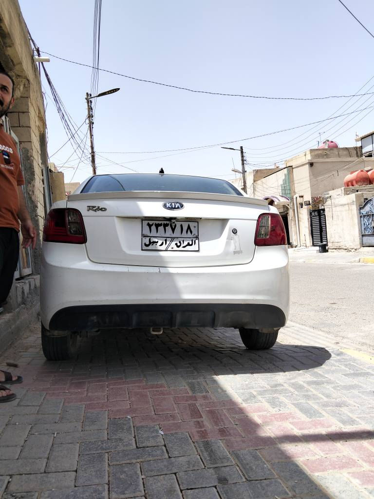 السلام عليكم كيا ريو موديل 12 خليجي كفاله عد جامغله  خلفي صبغ محرك 1600 رقم اربيل وكاله او مداور السعر 80 وبيها مجال بسيط عنوان كربلاء حي العامل رقم التليفون *********** كربلاء, العراق

